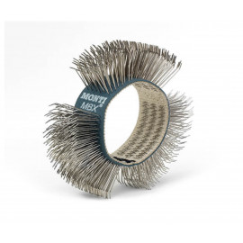 1 Pkg 23mm MBX-Bänder Edelstahl, grob, blau 10Stk/Pkg.